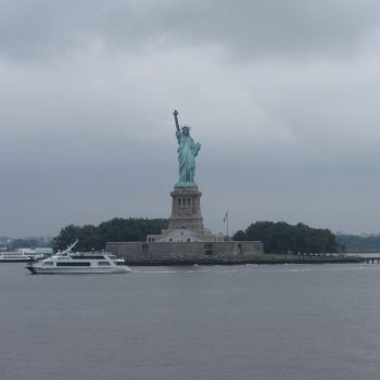 Uitzicht vanuit de Staten Island Ferry