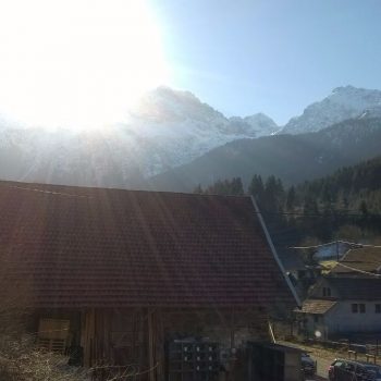 Uitzicht vanuit het appartement