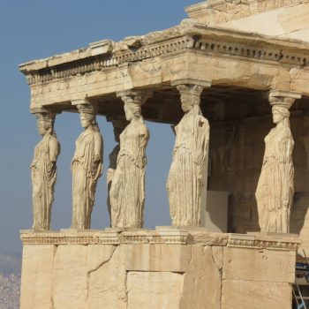Erechtheion op de Akropolis heuvel