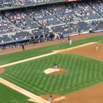New York Yankees baseball wedstrijd