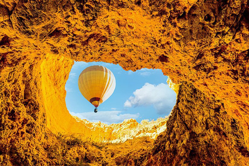 Heißluftballon Algarve