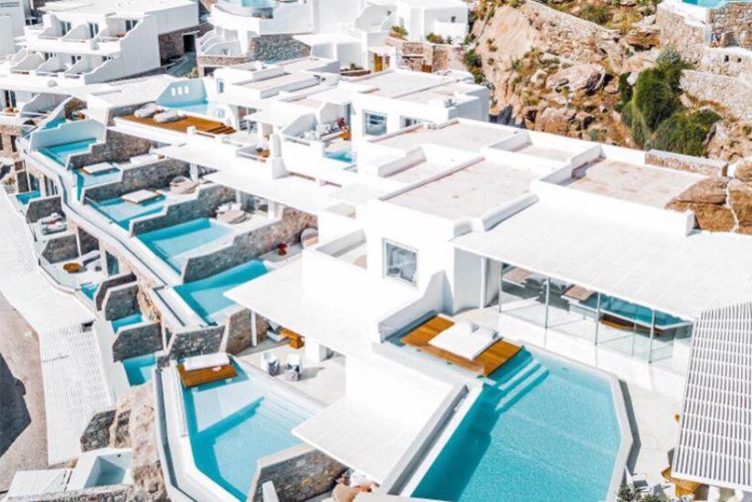 10x die schönsten Hotels mit privatem Pool in Griechenland!