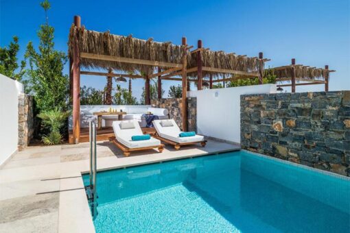 Top 5 Hotels auf Kreta mit privatem Pool und Swim-up Zimmer