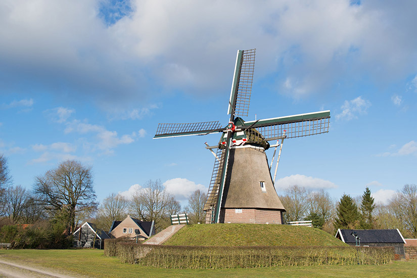Die Jantina Hellingmolen in Aalden