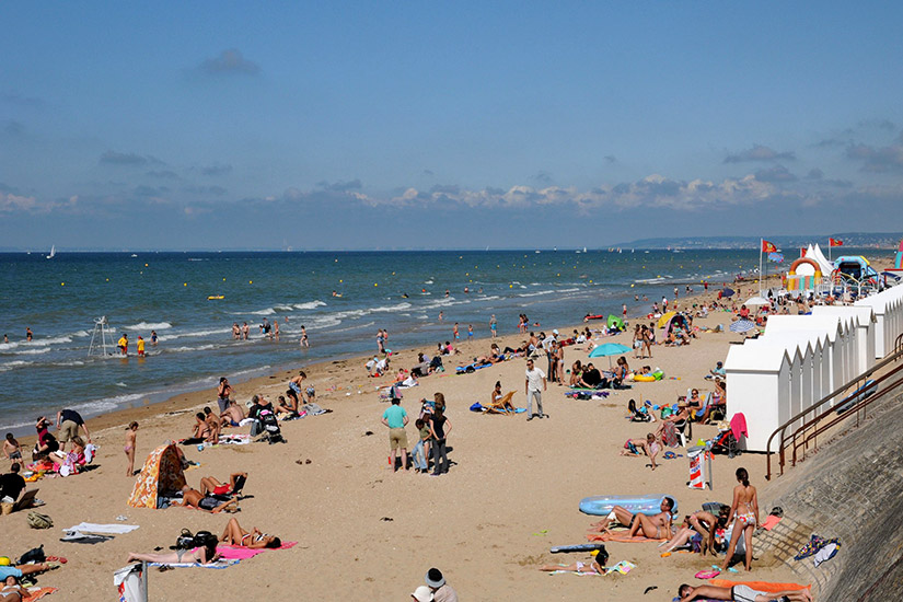 Strand von Cabourg, Normandie