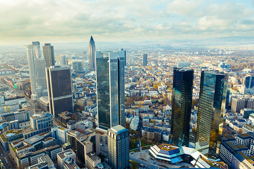 Blick vom Main Tower, Frankfurt
