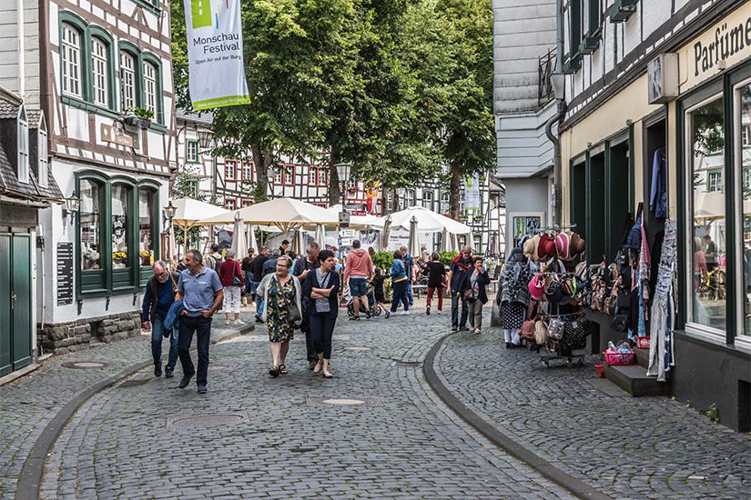 Ein Spaziergang durch die Straßen von Monschau