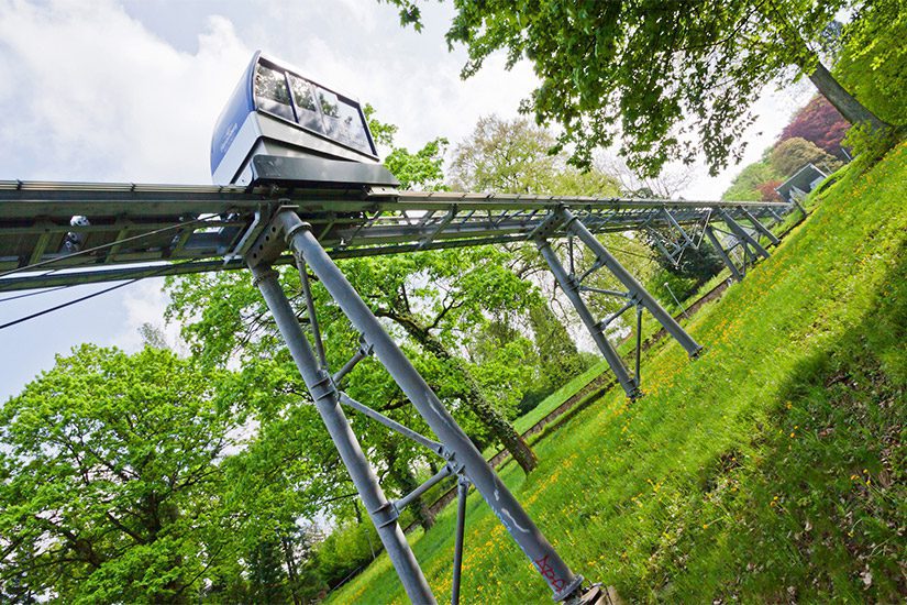 Seilbahn auf dem Schlossberg