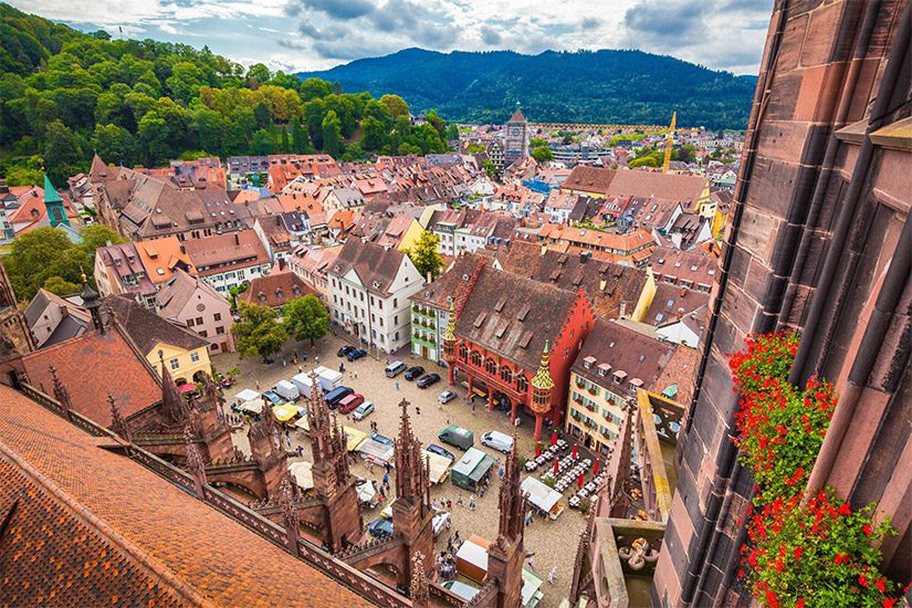 Blick vom Freiburger Münster