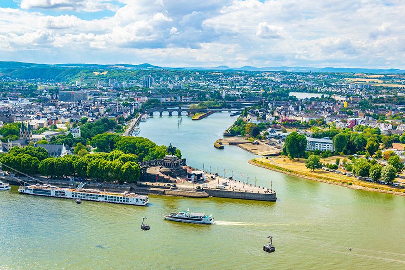 Deutsches Eck in Koblenz
