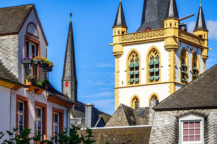 Gebäude in der Altstadt von Trier