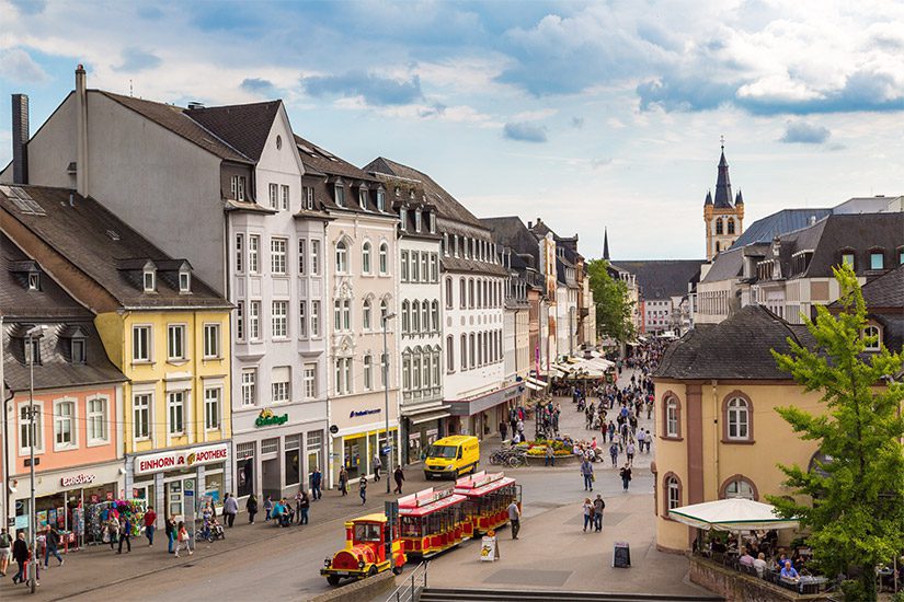 Straße im Zentrum von Trier