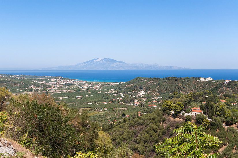 Die Umgebung von Tsilivi, Zakynthos
