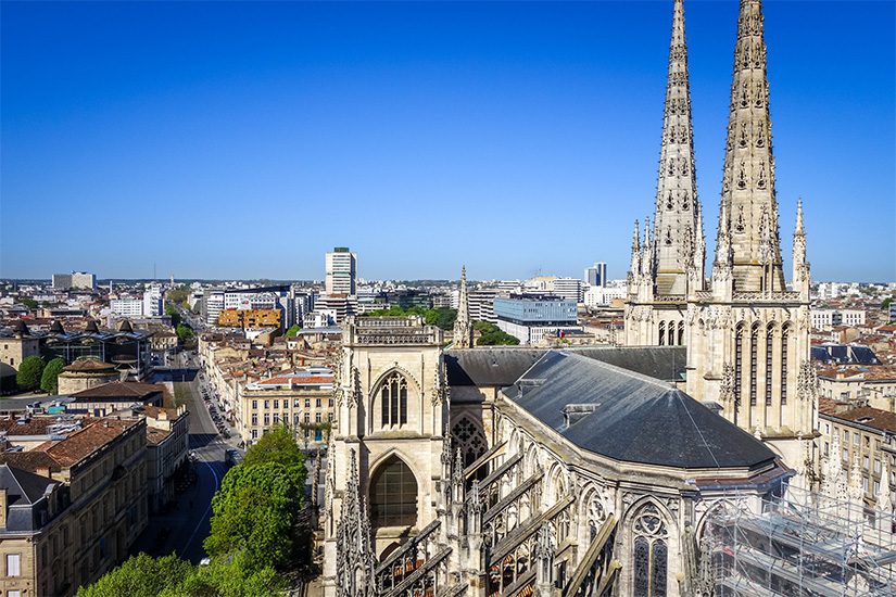 Die Kathedrale Saint-Andre in Bordeaux