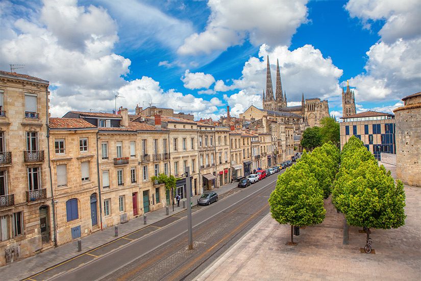 Straße in Bordeaux