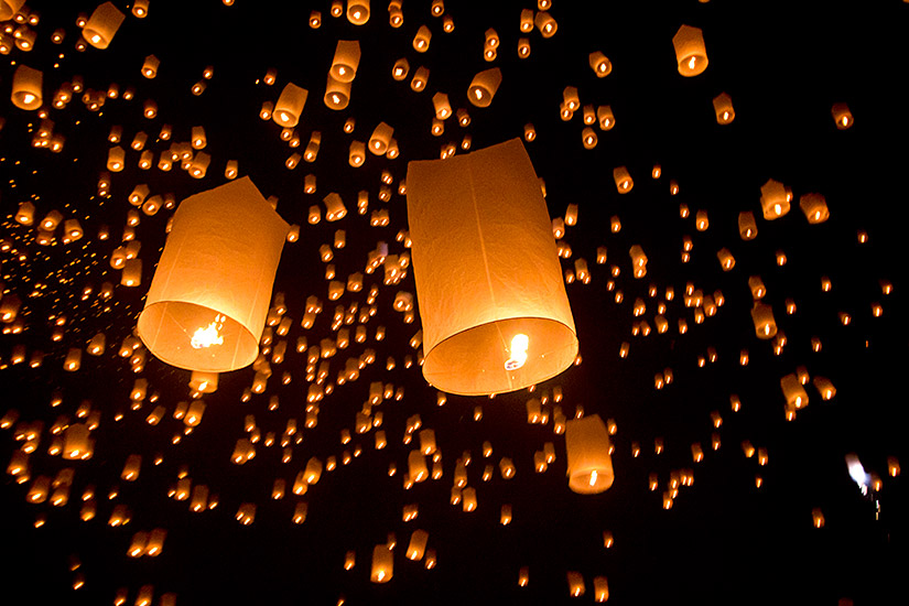 Yi Peng Fest in Chiang Mai