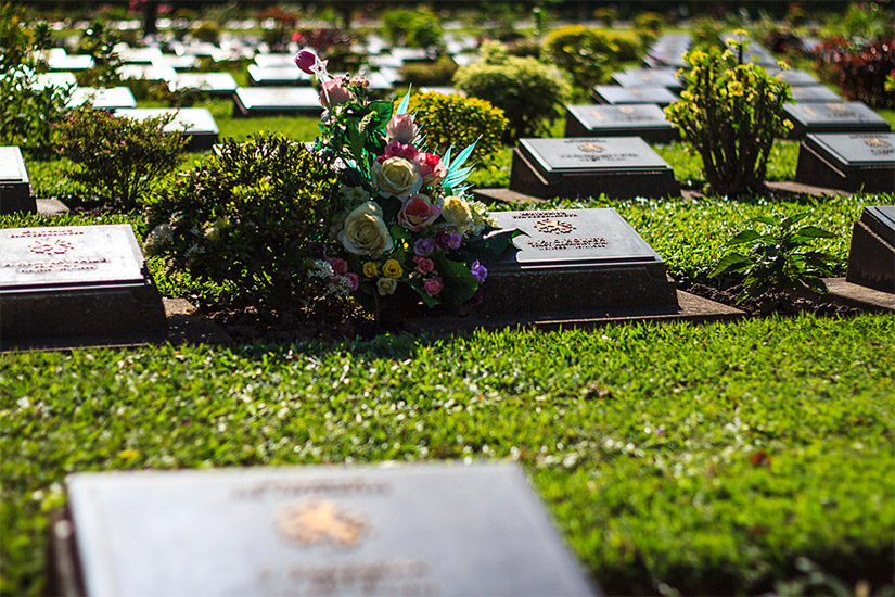 Soldatenfriedhof, Kanchanaburi
